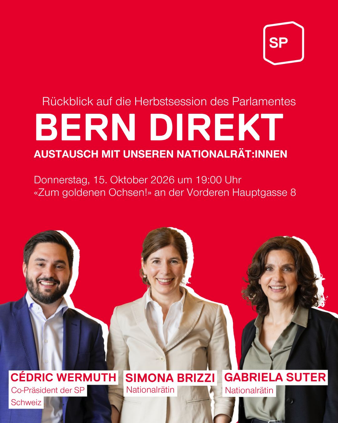 Read more about the article Save the date Bern direkt